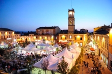 Vista della festa dall’alto 