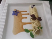 Cannolo di Moliterno al tartufo dello chef Sanna 