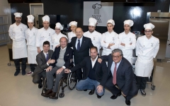 Foto di gruppo per gli allievi del Master con il Comitato scientifico.  