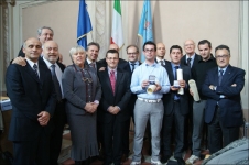 I vincitori e gli organizzatori del Premio Pastori 