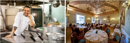Claudio Sordi, il nuovo executive chef del Ristorante I Carracci,del Grand Hotel Majestic di Bologna 