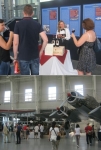 Degustazione di Turriga nell’Hangar Skema del Museo Storico dell’Aeronautica 