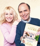 Antonella Clerici e Bruno Vespa  