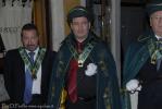 I soci delle Delegazioni Epulae di Bracciano impegnati col metodo Sabrage in occasione del secondo compleanno di Epulae a Venezia