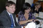 I soci delle Delegazioni Epulae di Bracciano impegnati col metodo Sabrage in occasione del secondo compleanno di Epulae a Venezia