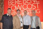 Da sinistra: il Vice Presidente Arga Sicilia Domenico Cacioppo, Marco Sabellico, Angelo Concas e il presidente Epulae Sicilia Mario Liberto  