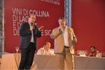 Sul palco di Inycon il Sindaco di Melfi Michele Botta con il giornalista del Gambero Rosso Marco Sabellico 