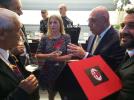 G.Carlo Bozza, B.Berlusconi, Galliani, Michele Bozza.