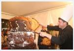Il pasticcere Fiasconaro con il panettone da 300 kg dello scorso anno 