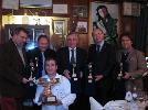 lo chef Stefano Aldreghetti con i premiati