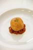 Trancio di baccal in pane all’amatriciana