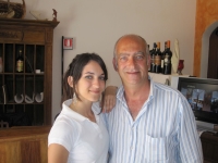 Giovanni Grammatico e la figlia Francesca 