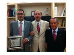 il ministro Karim Ghellab  e due confratelli della CNOS 