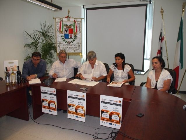Da sinistra Andrea Nieddu, Giuseppe Baffigo, Fedele Sanciu, Antonella Usai, Paola Luciano.